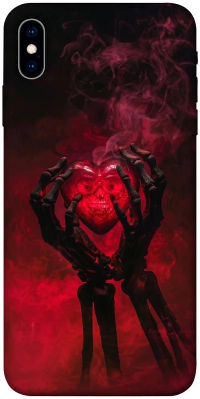 Чохол на Apple iPhone X (5.8") Heart in the hands of a skeleton фото 1 з 1