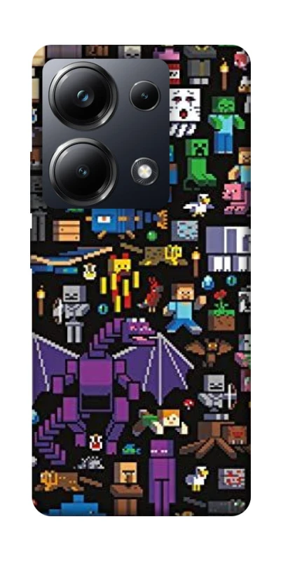 Чохол на Xiaomi Poco M6 Pro 4G Minecraft v5 фото 1 з 1