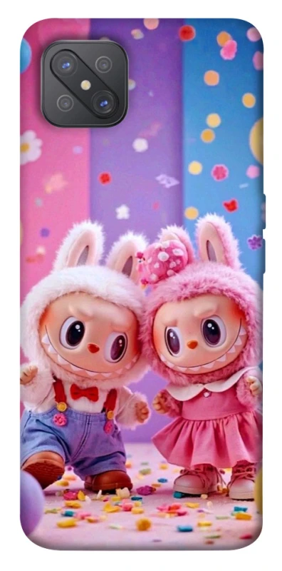 Чохол на Oppo A92s Labubu twins ver.3 фото 1 з 1