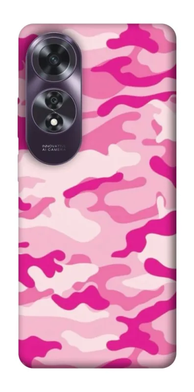 Чехол на Oppo A60 camouflage pink фото 1 из 1