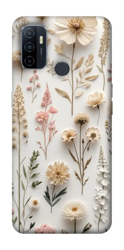 Чохол на Oppo A53 / A32 / A33 Floral design ver.1 фото 1 з 1