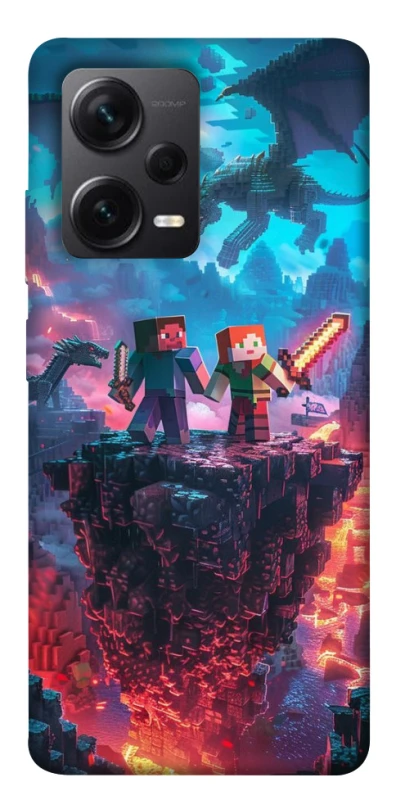 Чохол на Xiaomi Redmi Note 12 Pro+ 5G Minecraft v3 фото 1 з 1