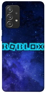 Чехол на Samsung Galaxy A52 4G / A52 5G Roblox Space Logo Blue фото 1 из 1