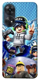 Чехол на Oppo Reno 8T 4G Roblox collage ver.3 фото 1 из 1