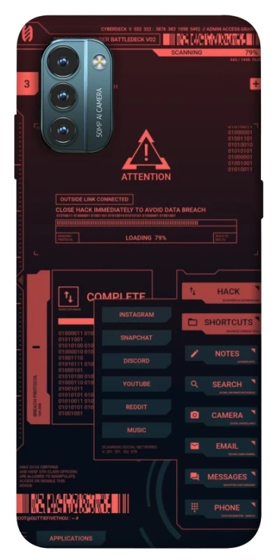 Чохол на Nokia G21 Attention фото 1 з 1