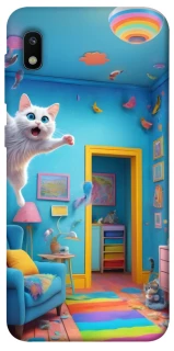 Чехол на Samsung Galaxy A10 (A105F) crazy cat фото 1 из 1