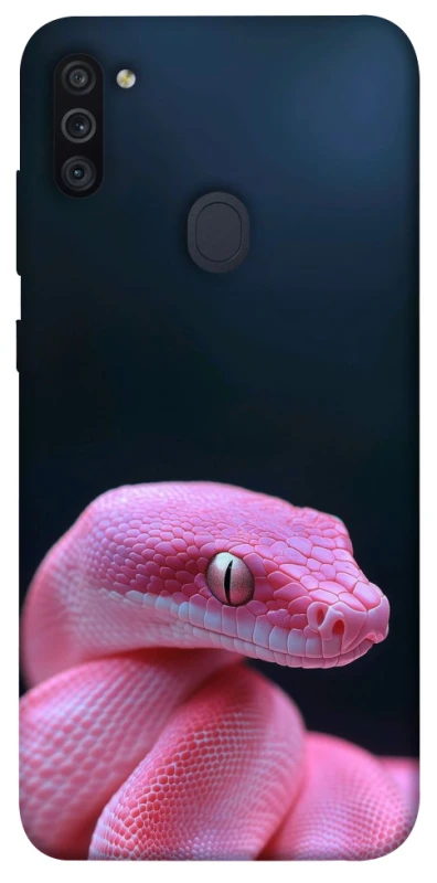 Чохол на Samsung Galaxy M11 Рожева змія фото 1 з 1