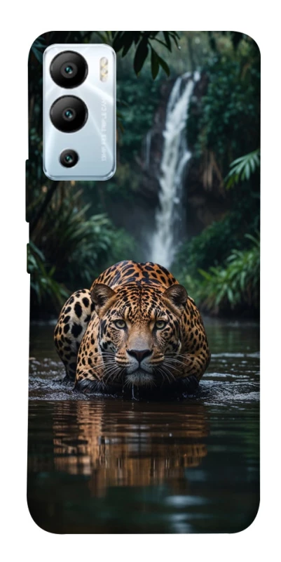 Чохол на Infinix Hot 12i Leopard in water фото 1 з 1