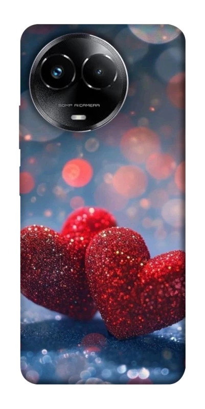 Чехол на Realme C67 4G Red hearts фото 1 из 1