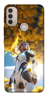 Чохол на Motorola Moto E40 Cyber space girl ver.3 фото 1 з 1