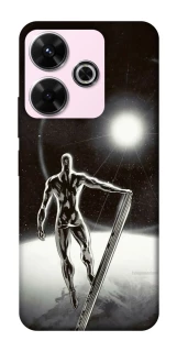 Чехол на Xiaomi Redmi 13 4G Серебряный сёрфер фото 1 из 1