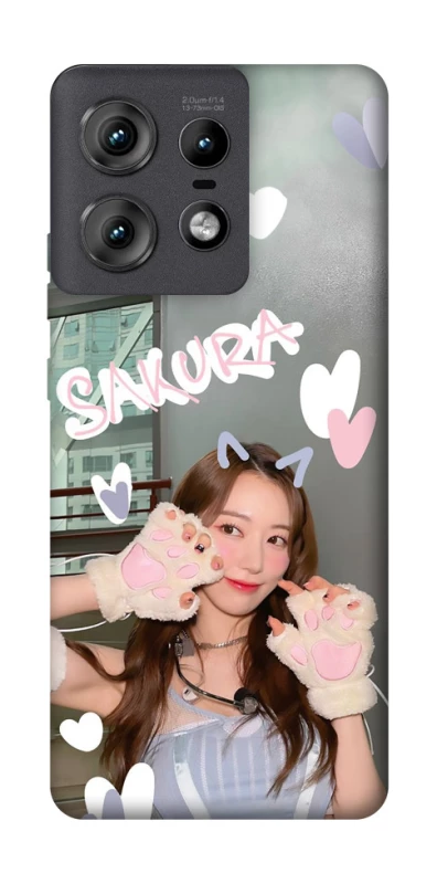 Чохол на Motorola Edge 50 Pro Sakura - LE SSERAFIM фото 1 з 1