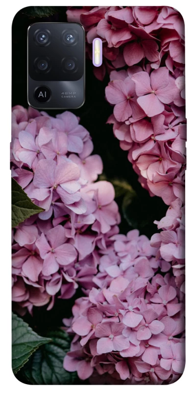 Чохол на Oppo A94 Рожеві гартензії фото 1 з 1