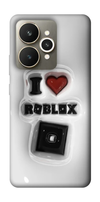 Чохол на Realme 15 I love Roblox фото 1 з 1
