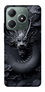 Чехол на Realme C61 black dragon фото 1 из 1