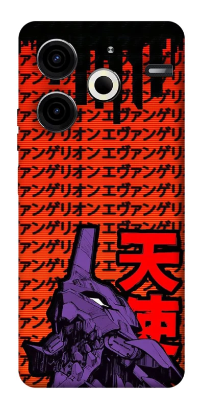 Чехол на TECNO Pova 6 Neo (LI6) Евангелион фото 1 из 1
