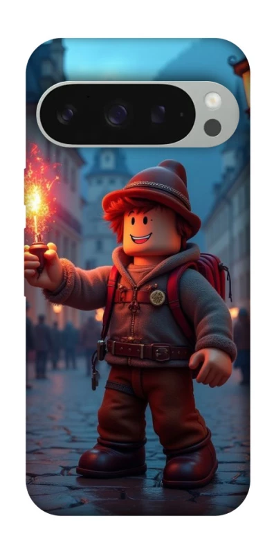 Чохол на Google Pixel 10 Pro XL Roblox Fire Logo Blue Flames фото 1 з 1