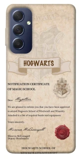 Чехол на Samsung Galaxy M54 5G The Hogwarts acceptance letter фото 1 из 1