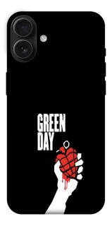 Чехол на Apple iPhone 16 Plus Green Day logo фото 1 Чехол на Apple iPhone 16 Plus Green Day logo фото 1 из 1