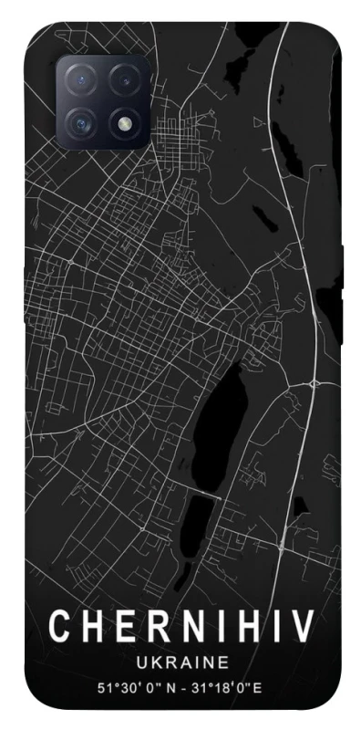 Чохол на Oppo A72 5G / A73 5G Chernihiv map фото 1 з 1