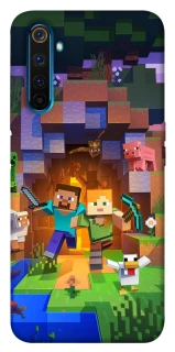 Чохол на Realme 6 Pro Minecraft game фото 1 з 1