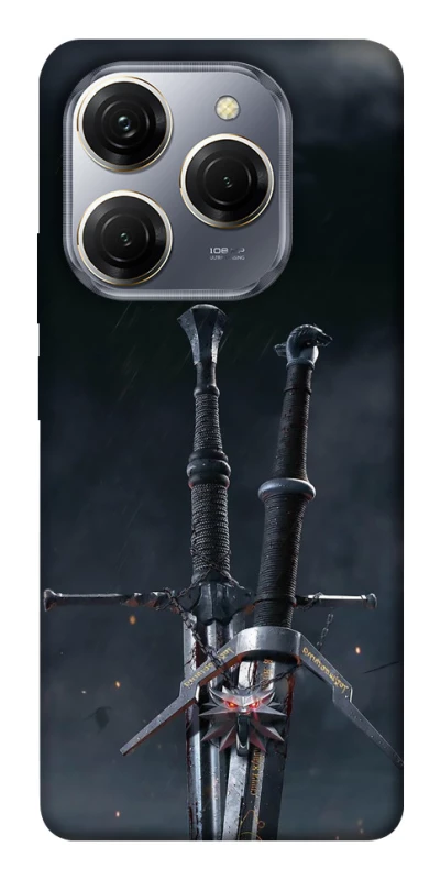 Чохол на TECNO Spark 20 Pro Мечі Ведьмака фото 1 з 1