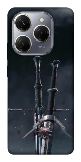 Чохол на TECNO Spark 20 Pro Мечі Ведьмака фото 1 з 1