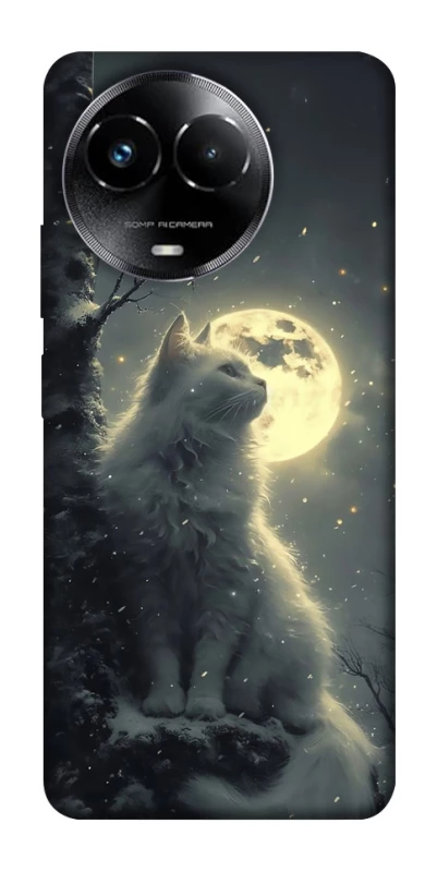 Чехол на Realme C67 4G Кот под луной фото 1 из 1
