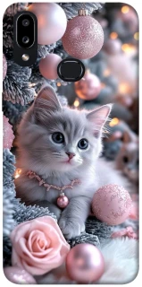 Чохол на Samsung Galaxy A10s Christmas Kitty фото 1 з 1