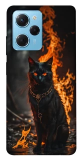 Чохол на Xiaomi Poco X5 Pro 5G Вогняний кіт фото 1 з 1