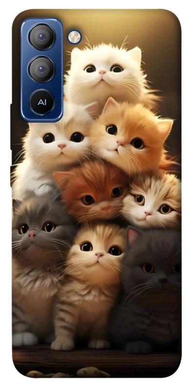 Чехол на TECNO Pop 5 LTE Чехол Kittie Love v2 фото 1 из 1