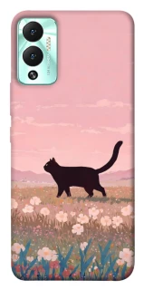 Чохол на Infinix Hot 12 Play cat on a field фото 1 з 1