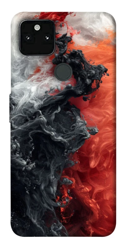 Чохол на Google Pixel 5A Black and Red фото 1 з 1