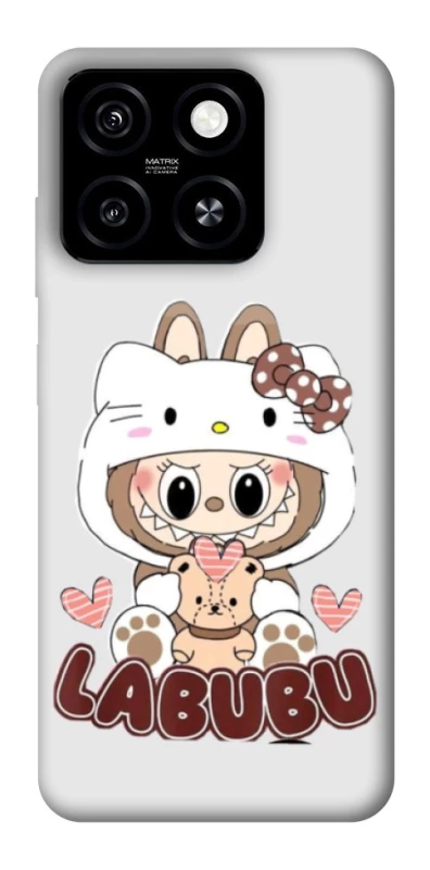 Чехол на ZTE Blade A55 4G Hello Kitty Labubu фото 1 из 1