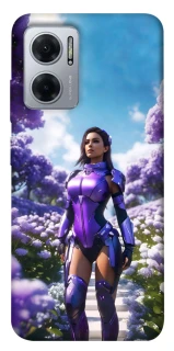Чехол на Xiaomi Redmi Note 11E Cyber space girl ver.4 фото 1 из 1