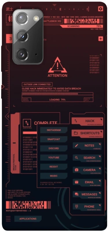 Чохол на Samsung Galaxy Note 20 Attention фото 1 з 1