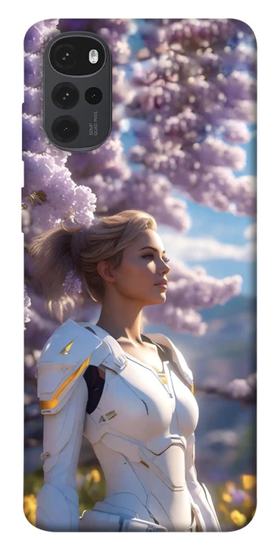 Чохол на Motorola Moto G22 Cyber space girl ver.1 фото 1 з 1