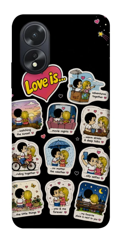 Чохол на Oppo A38 Love is ver.4 фото 1 з 1