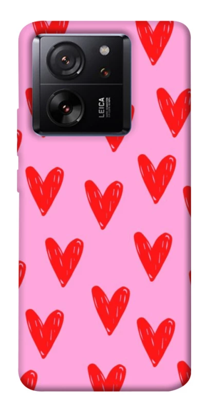 Чохол на Xiaomi 13T Red hearts 2 фото 1 з 1