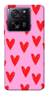 Чехол на Xiaomi 13T Red hearts 2 фото 1 из 1