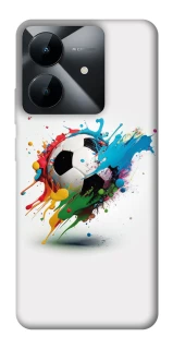 Чехол на Realme Note 60x Football Ball ver3 фото 1 из 1
