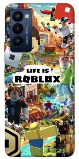 Чохол на TECNO Camon 18 Life is Roblox фото 1 з 1