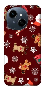 Чехол на TECNO Spark Go 1 Новогодний v6 фото 1 из 1