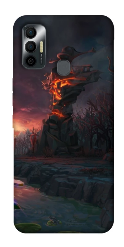 Чехол на TECNO Spark 7 Dota road фото 1 из 1
