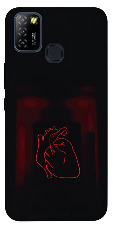 Чехол на Infinix Hot 10 Lite Красное сердце фото 1 из 1