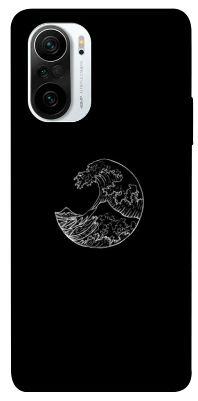 Чохол на Xiaomi Redmi K40 / K40 Pro / K40 Pro+ / Poco F3 Black tsunami фото 1 Чохол на Xiaomi Redmi K40 / K40 Pro / K40 Pro+ / Poco F3 Black tsunami фото 1 з 1