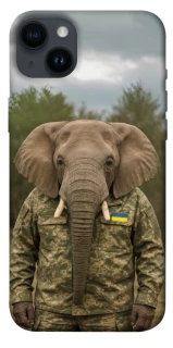 Чехол на Apple iPhone 14 Plus (6.7") Слон защитник фото 1 из 1