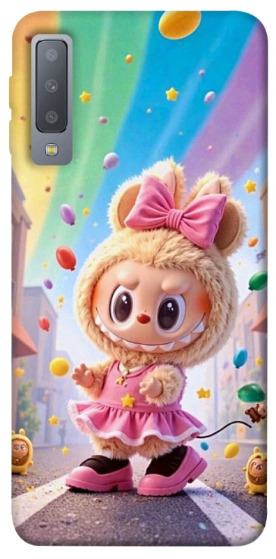 Чохол на Samsung A750 Galaxy A7 (2018) Labubu rainbow фото 1 з 1