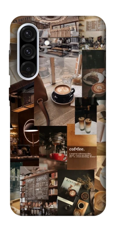 Чохол на Samsung Galaxy A36 5G Coffee collage ver.2 фото 1 з 1