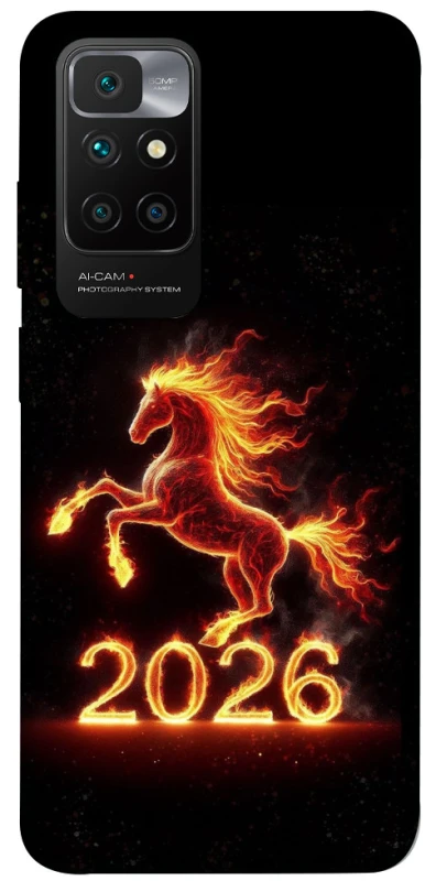 Чохол на Xiaomi Redmi 10 Red Fire Horse ver.1 фото 1 з 1